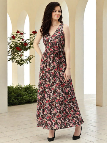 Floral Printed Top Trousers Co Ord Set 1