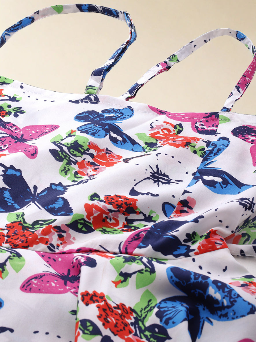 Women Printed with Layered Jumpsuit