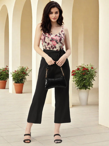 Printed Basic Jumpsuit 1