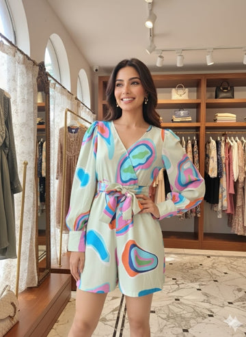 Sleek Italia Women Printed Jumpsuit