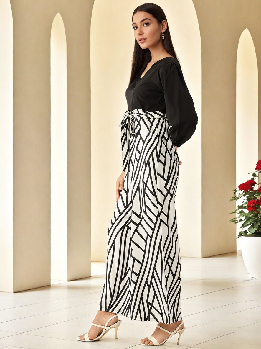 Printed Basic Jumpsuit