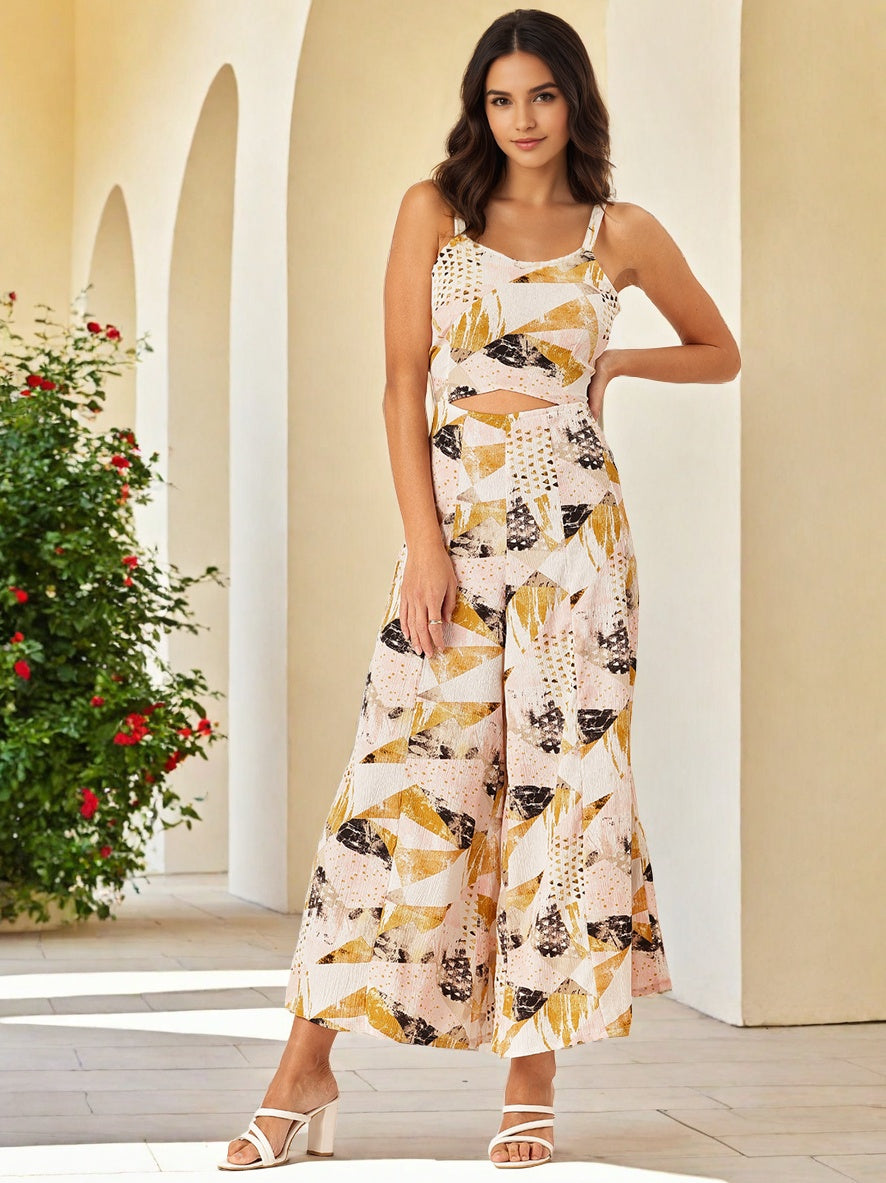 Floral Printed Jumpsuit